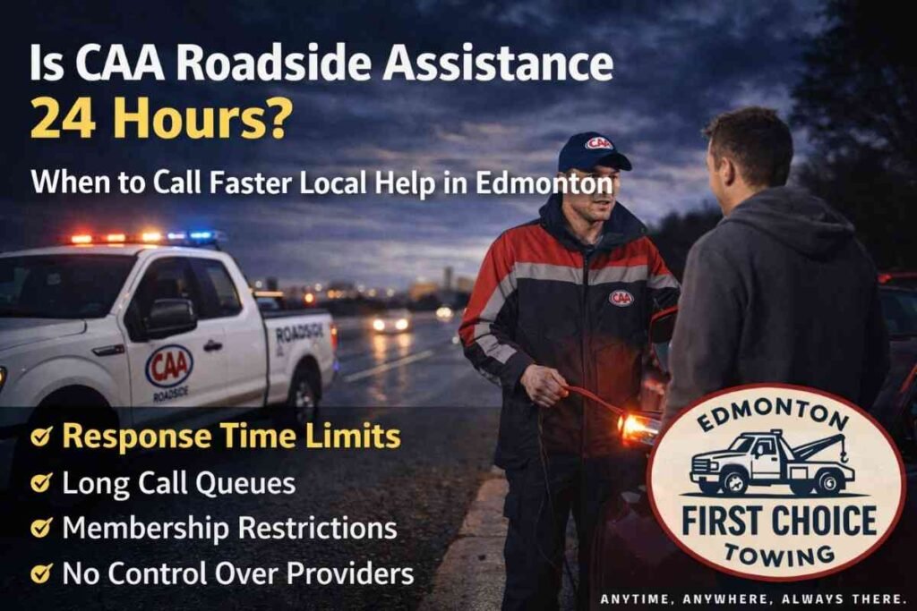 Is CAA Roadside Assistance 24 Hours?