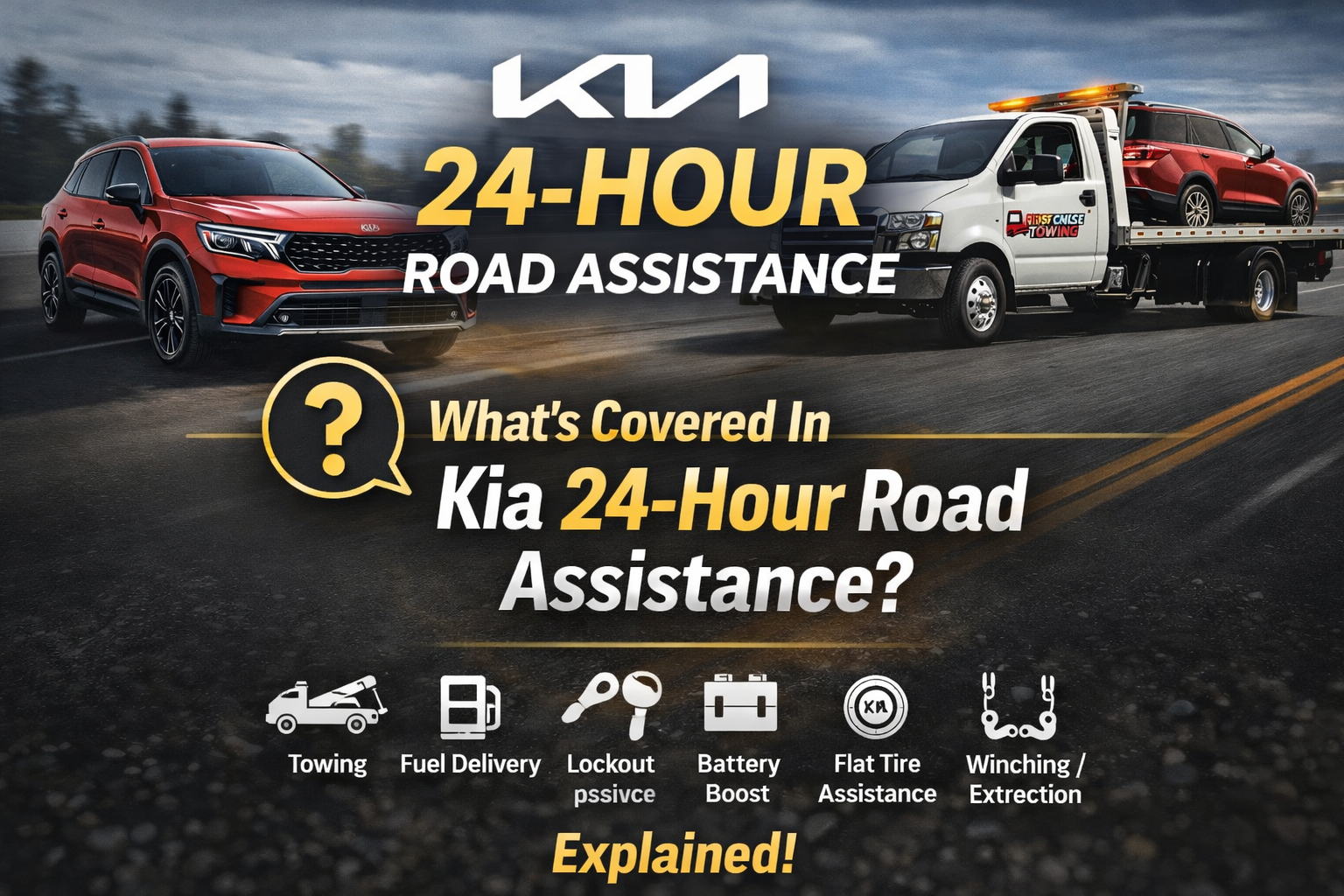 What’s Covered In Kia 24 Hours Road Assistance? Explained!